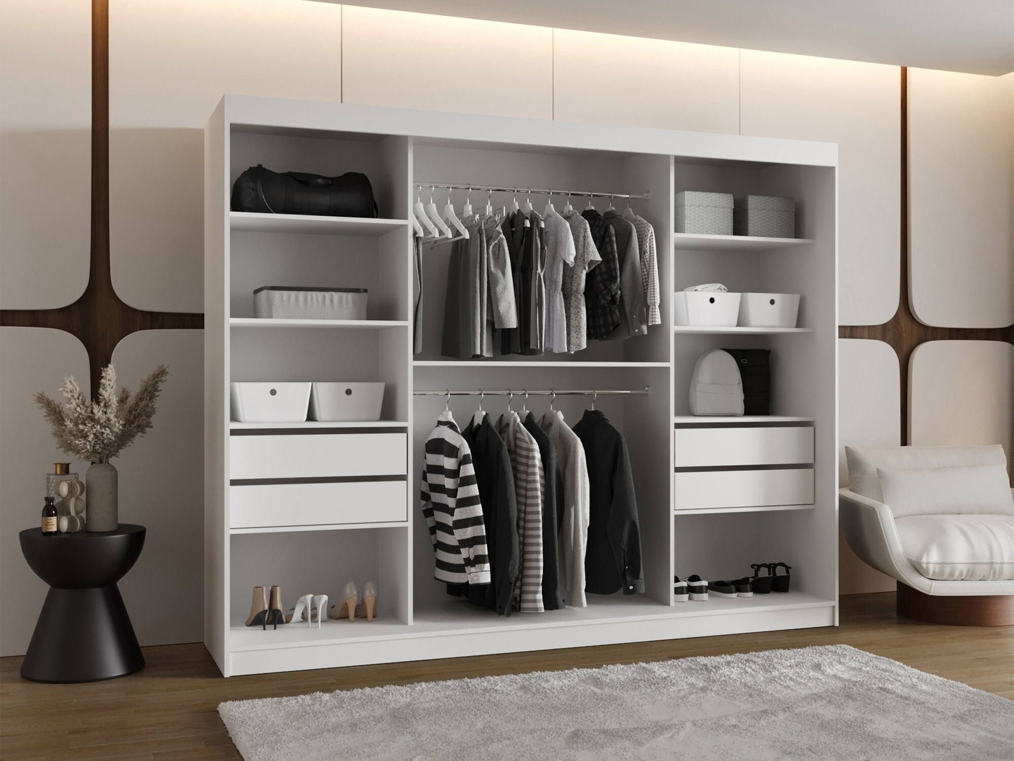 Kledingkast Hartford 497 (Artisan eiken)