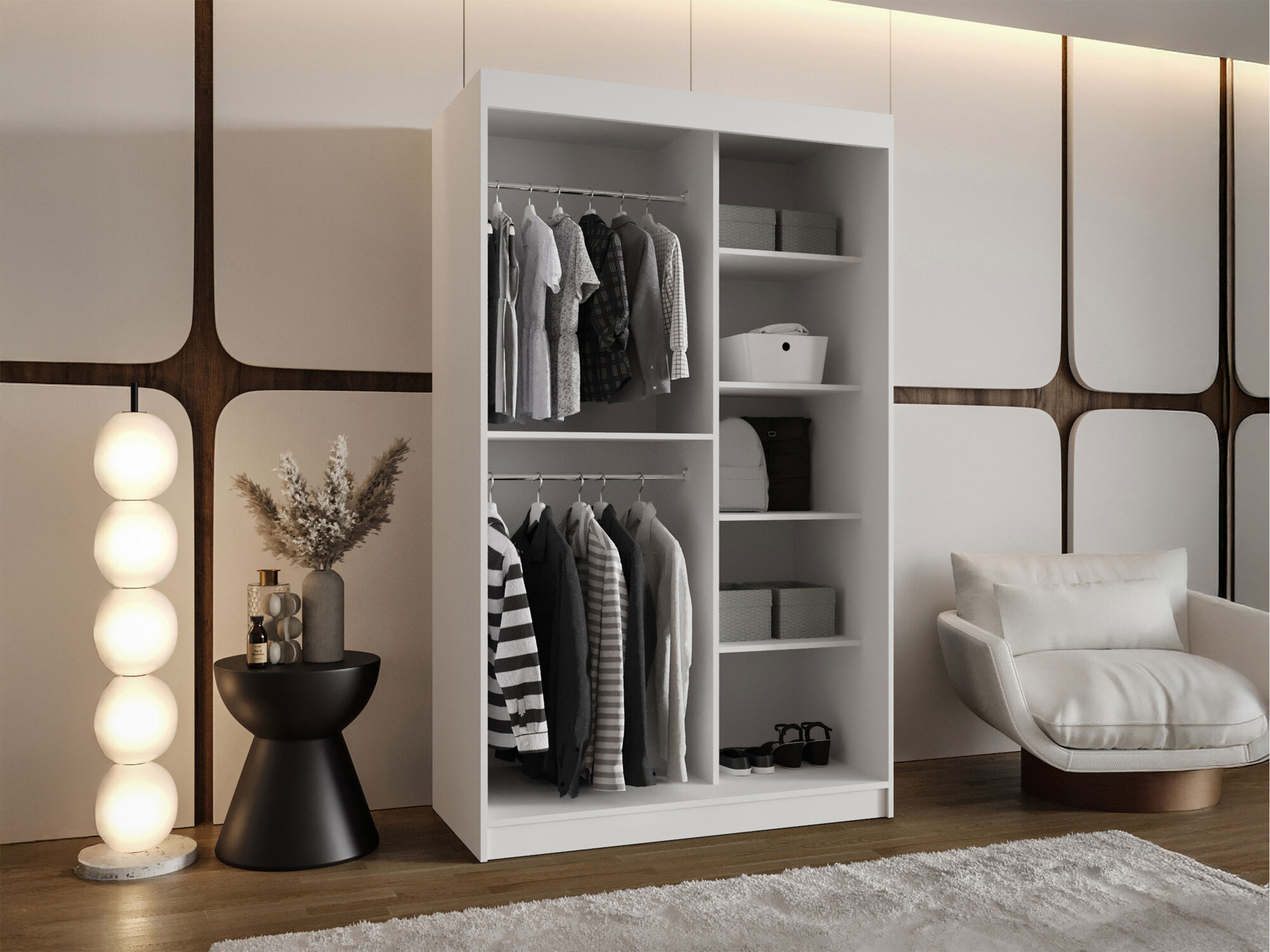 Kledingkast Hartford 504 (Kasjmier)