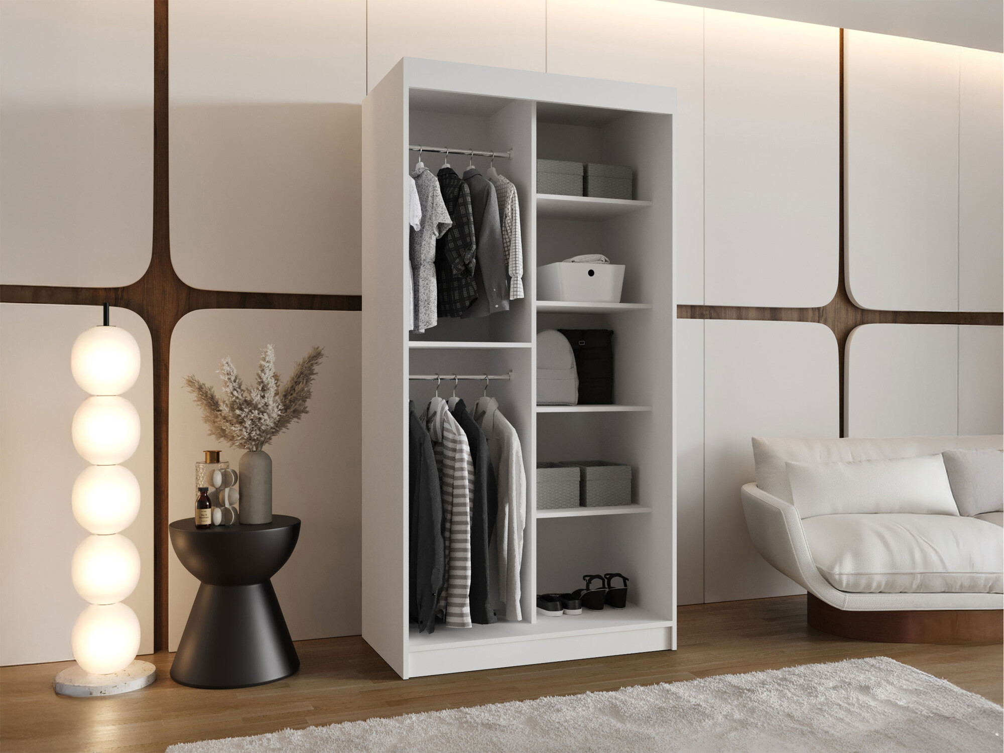 Kledingkast Hartford 505 (Wit)