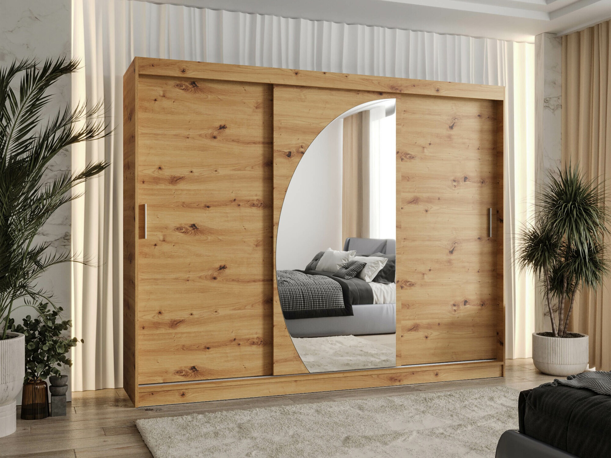 Kledingkast Hartford 508 (Artisan eiken)