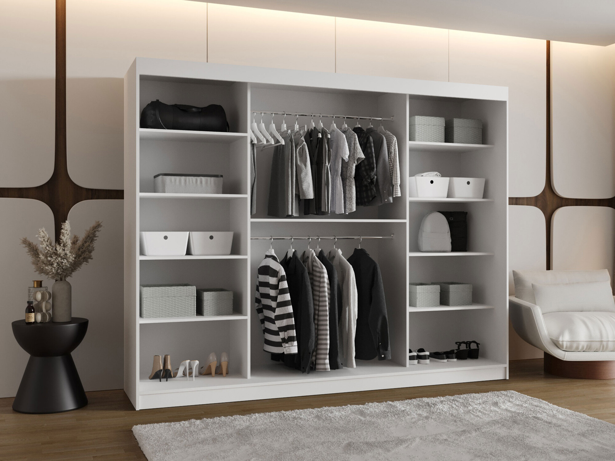 Kledingkast Hartford 508 (Wit)