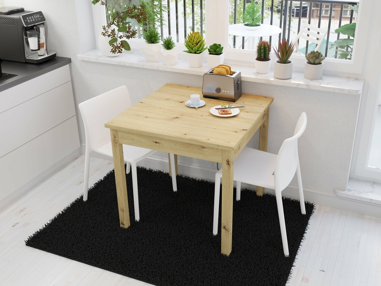 Tafel Bristol 219 (Artisan eiken)