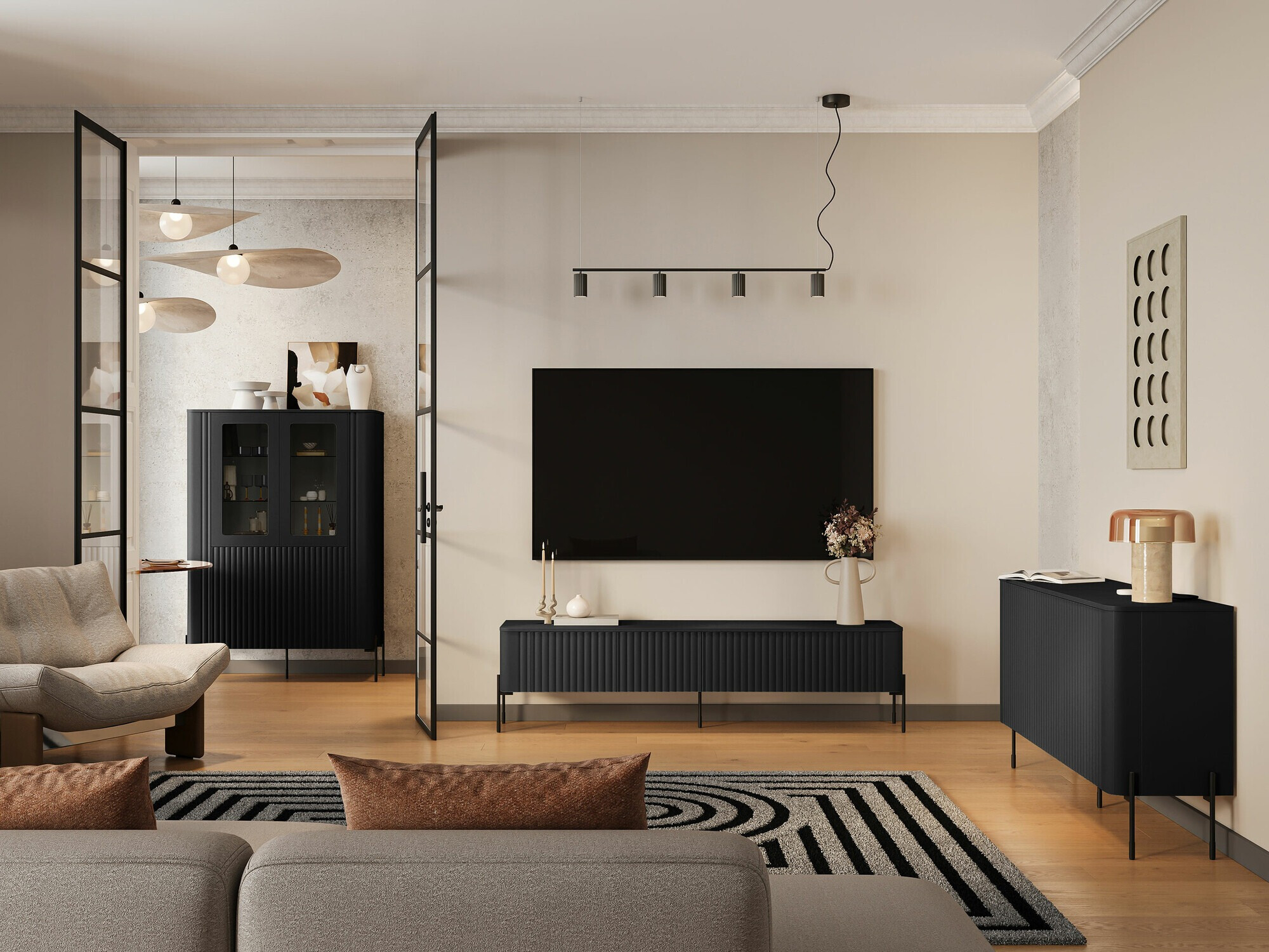 Dressoir Mavnue 100 (Zwart)