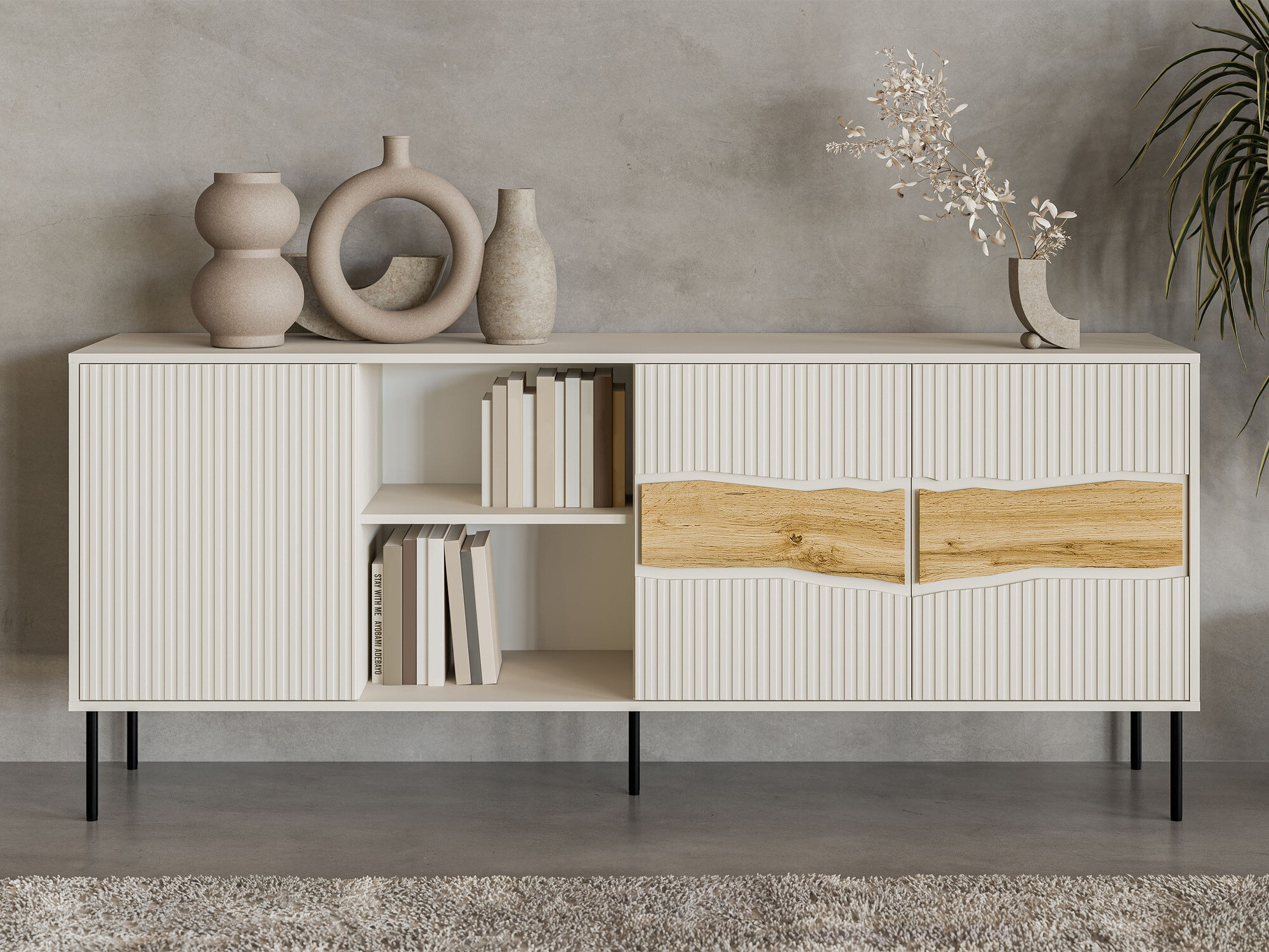 Dressoir Monevare 101 (Wotan eik + Kasjmier)