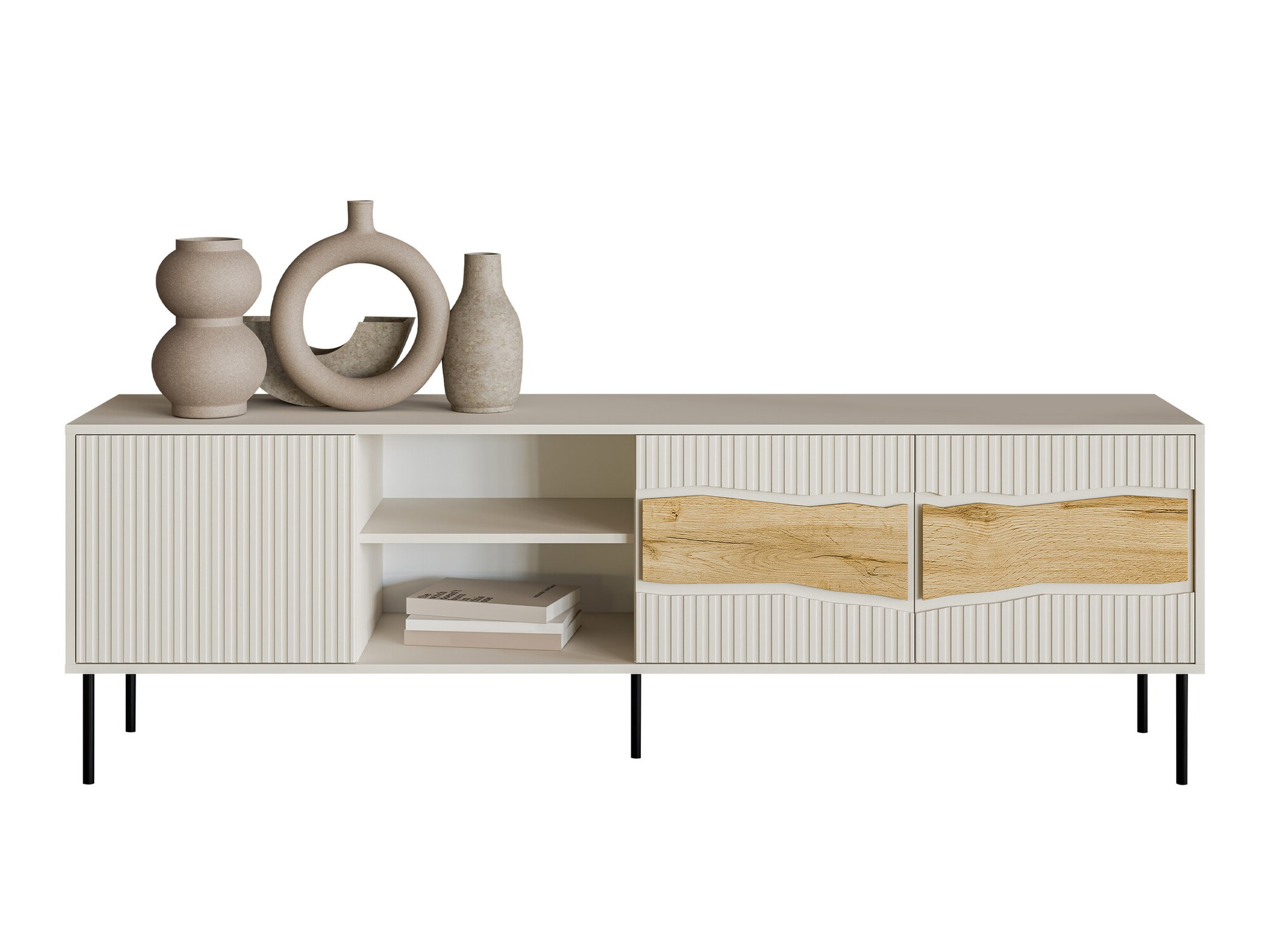 TV-meubel Monevare 102 (Wotan eik + Kasjmier)