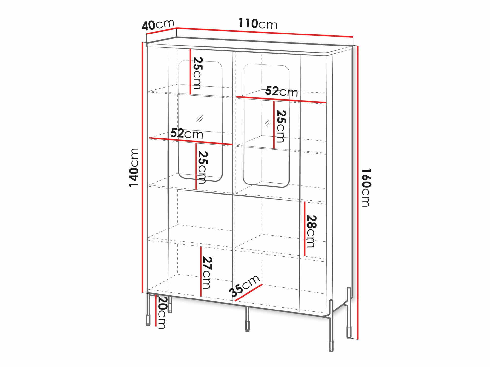 Boekenkast Nobilitas (Kasjmier)