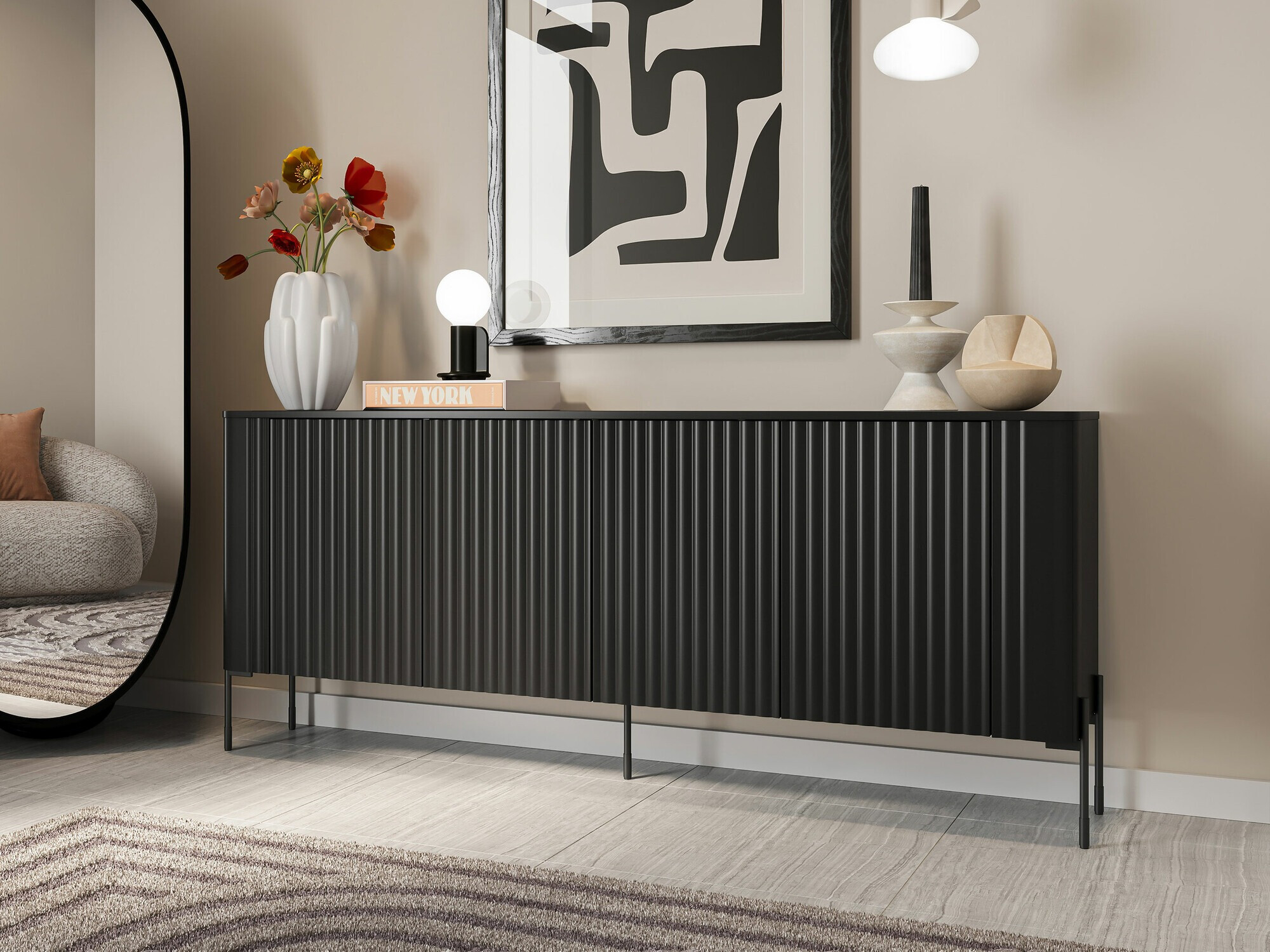Dressoir Nobilitas I (Zwart)