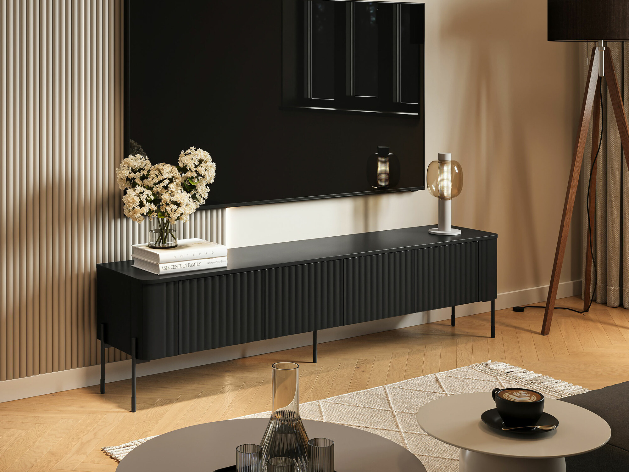 TV-meubel Mavnue 102 (Zwart)