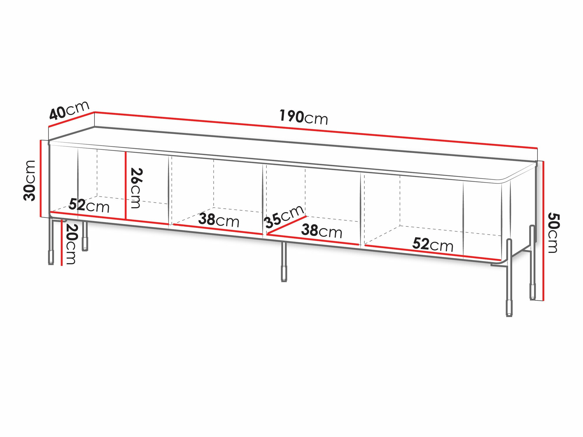 TV-meubel Nobilitas (Kasjmier)
