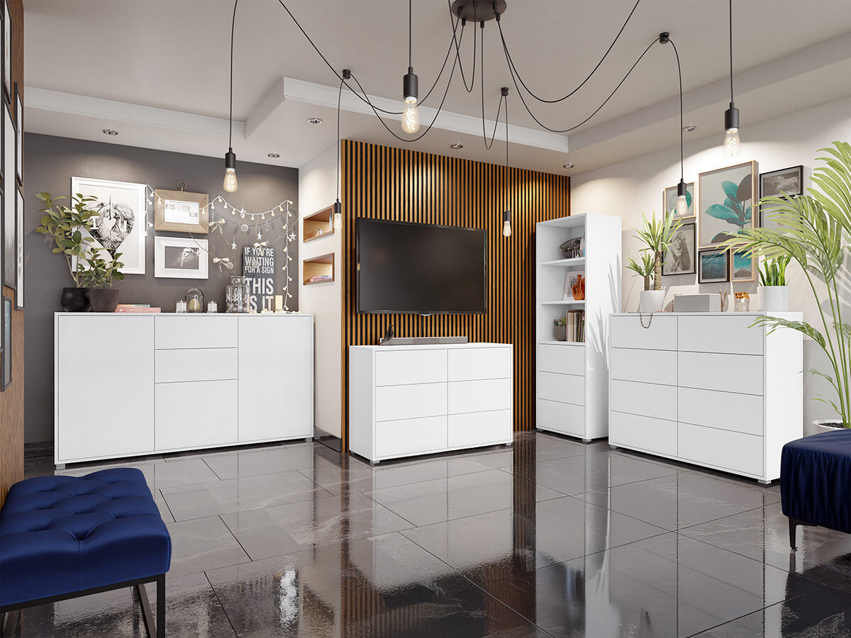 Woonkamerset Comfivo Fersoe 108 (Wit)