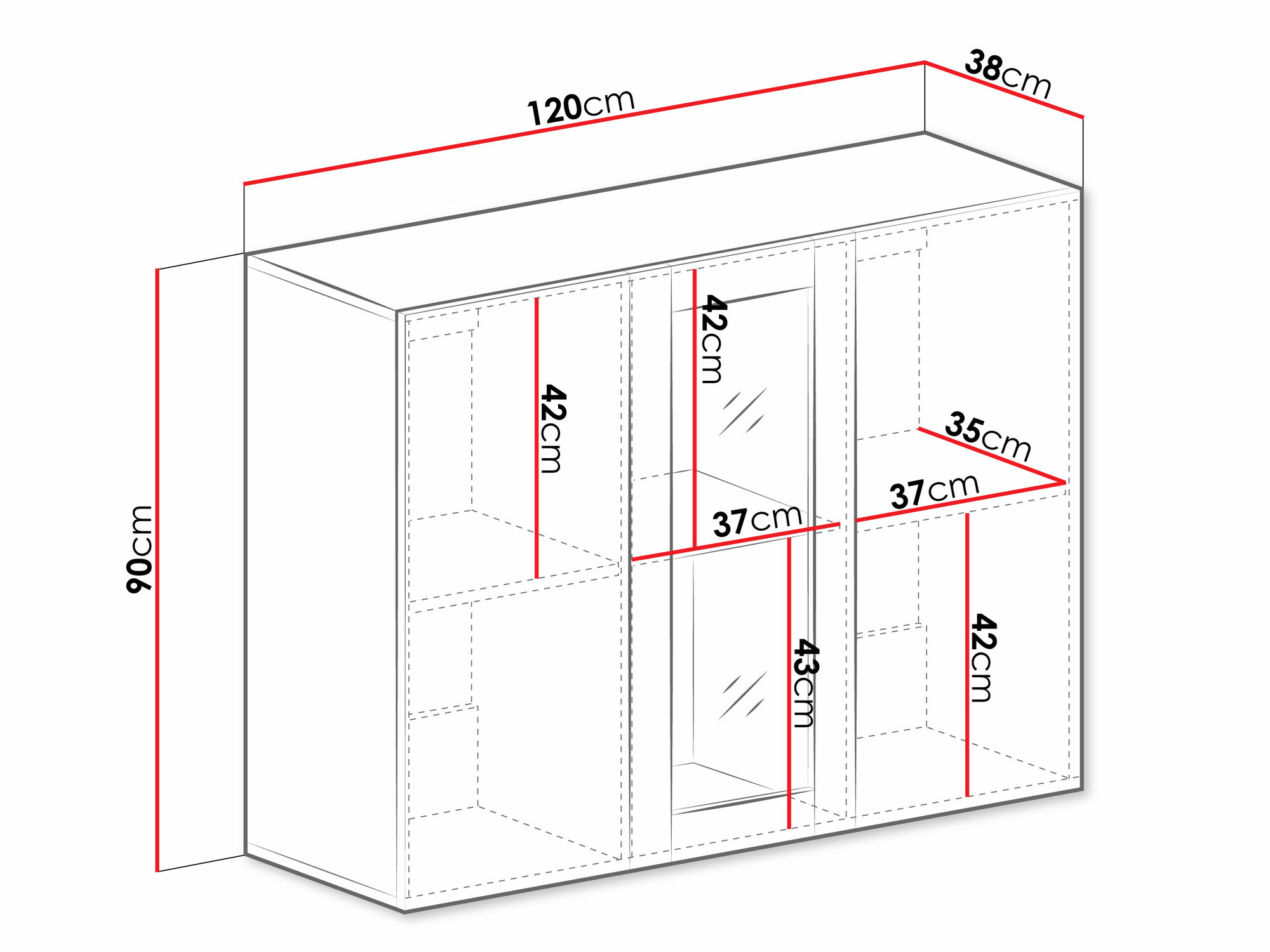 Wandkast Venenou 126