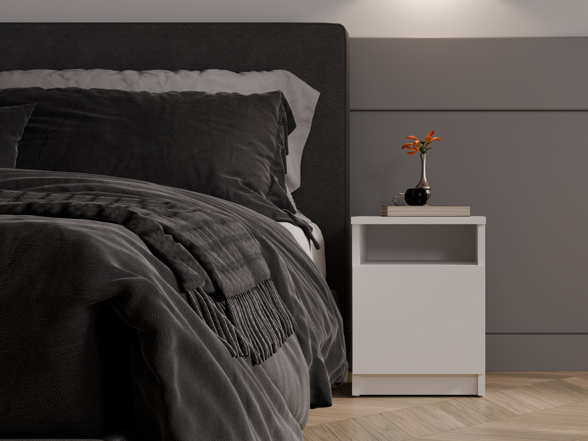 Nachtkastje Mandeville 305 (Wit)