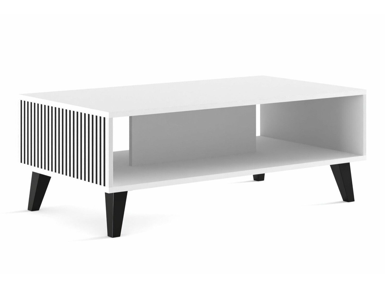 Salontafel Mirmaro 108 (Wit + Zwart)
