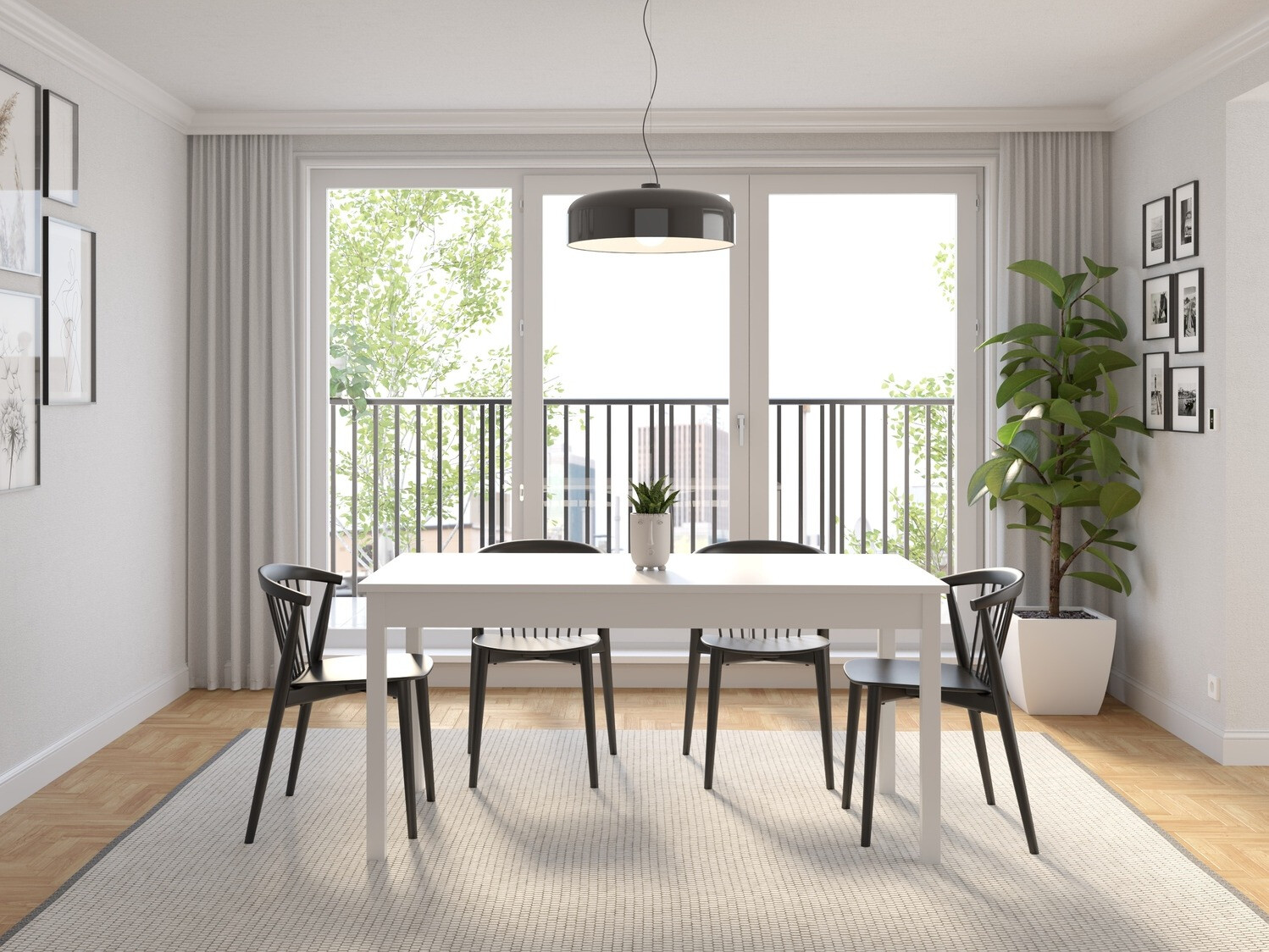 Tafel Bristol 221 (Wit)