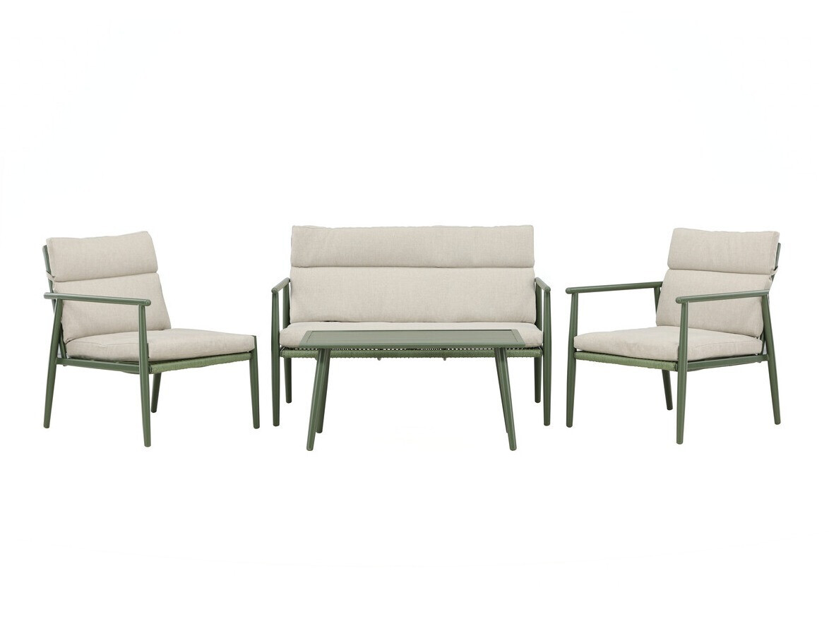 Buiten meubilair set Dallas 4831 (Groen + Beige)