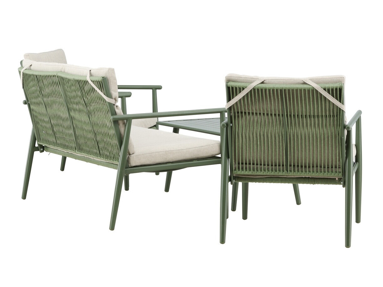 Buiten meubilair set Dallas 4831 (Groen + Beige)