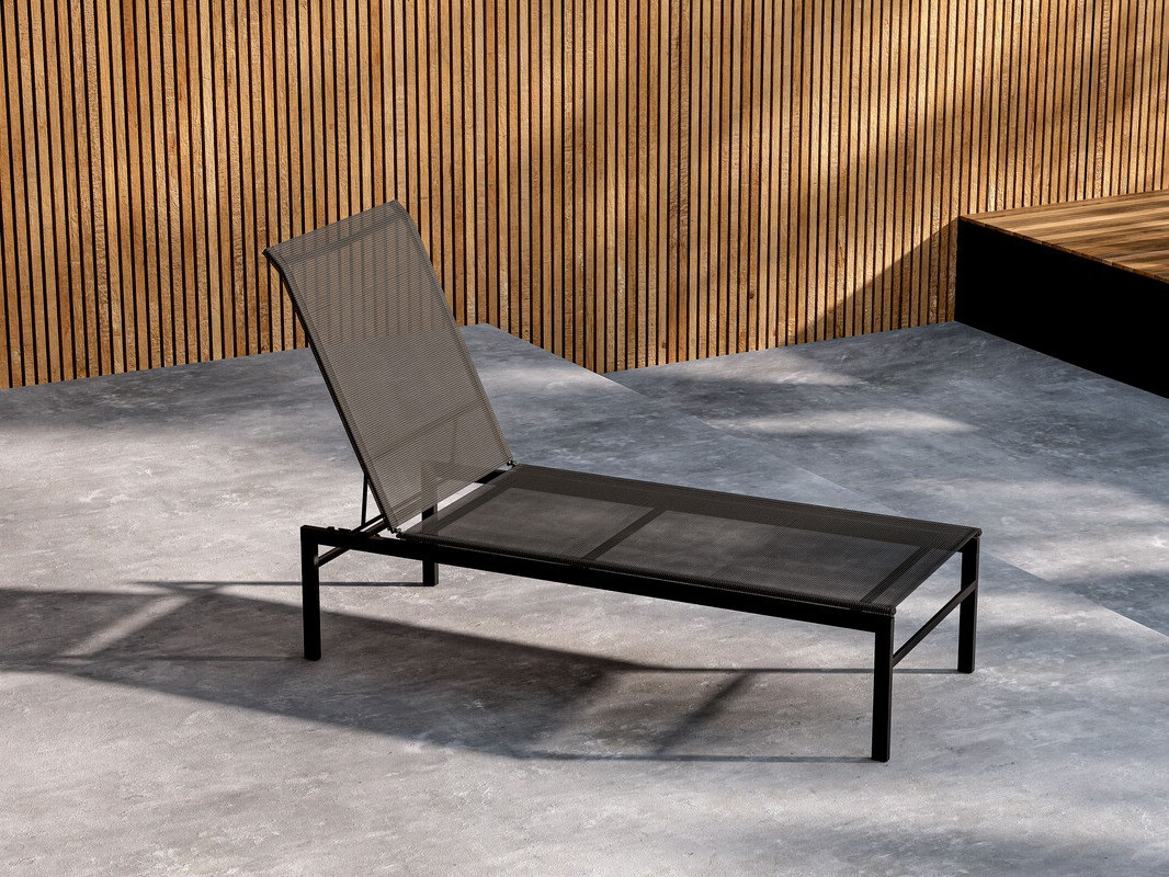 Loungestoel voor buiten Dallas 4834 (Zwart)