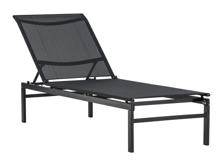 Loungestoel voor buiten Dallas 4834 (Zwart)