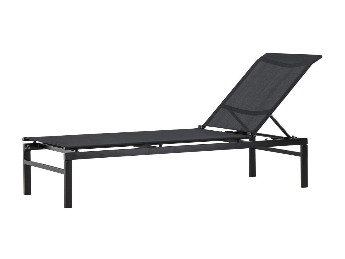 Loungestoel voor buiten Dallas 4834 (Zwart)