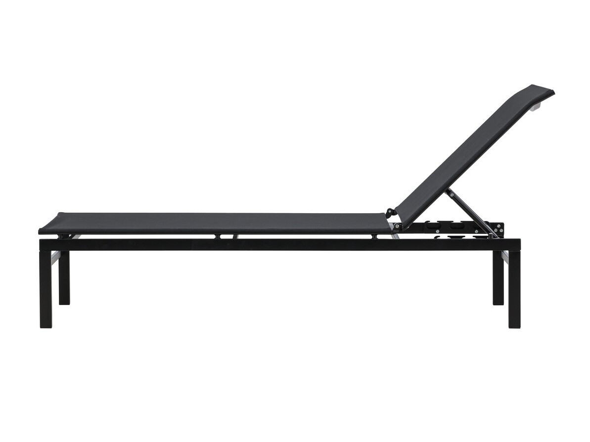 Loungestoel voor buiten Dallas 4834 (Zwart)