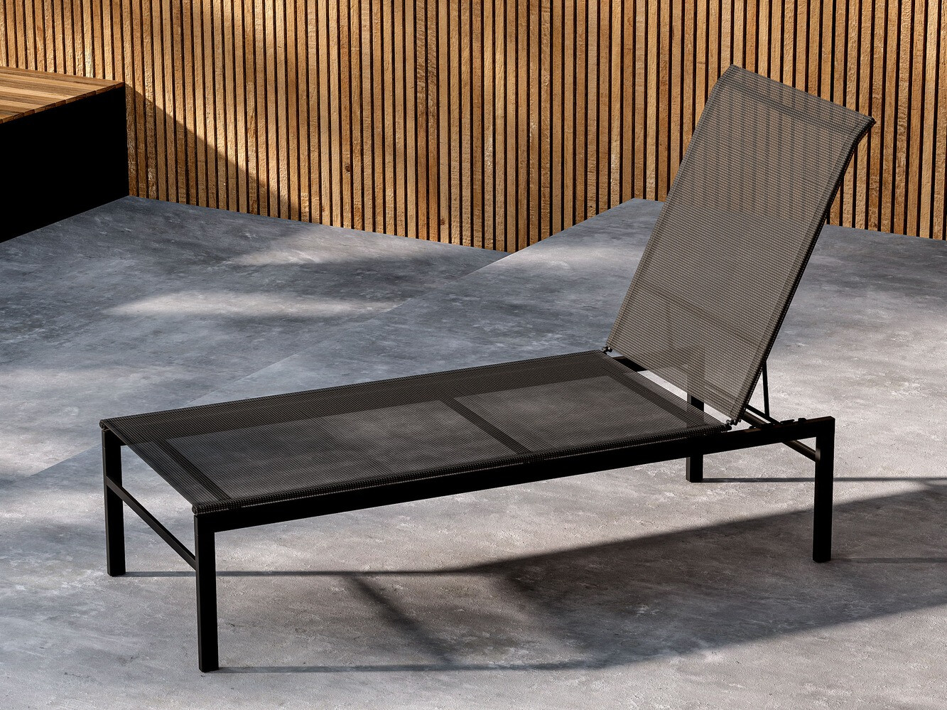Loungestoel voor buiten Dallas 4834 (Zwart)