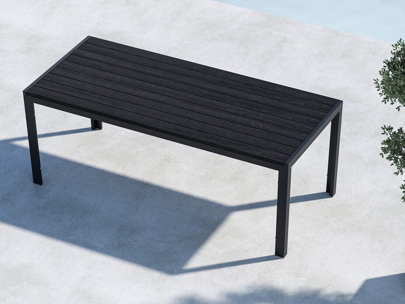 Outdoor tafel Dallas 4835 (Zwart)