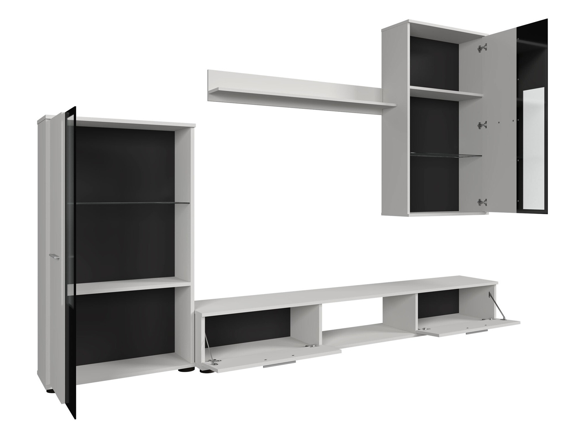 Woonkamerset Tucson 100 (Notenhout)