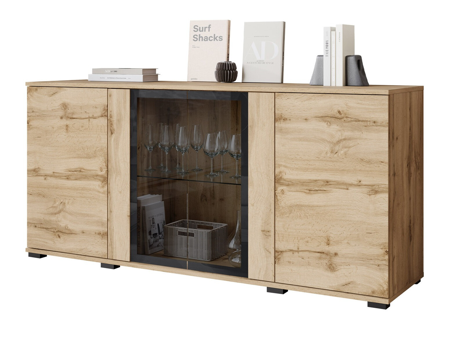 Dressoir Torcame 102 (Wotan eik)