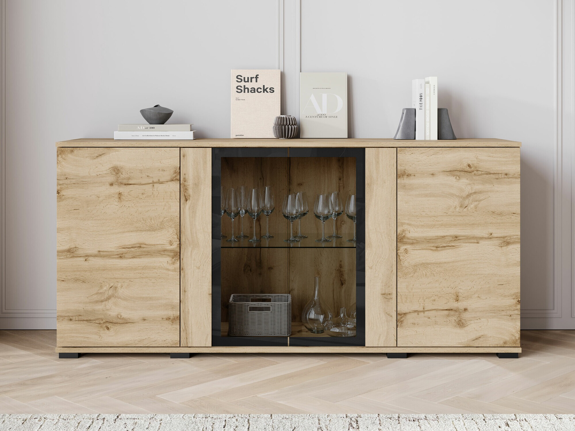 Dressoir Torcame 102 (Wotan eik)