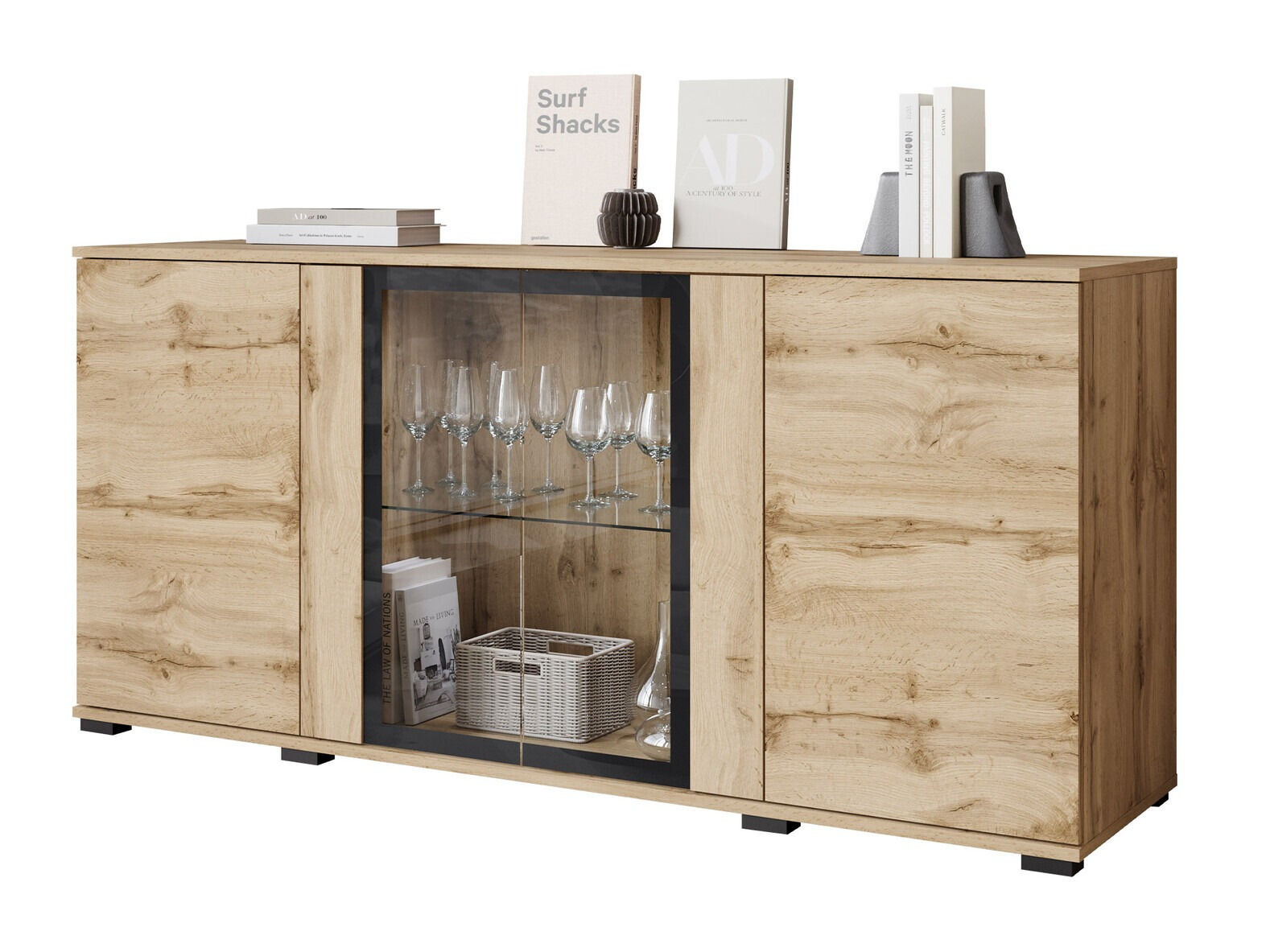 Dressoir Torcame 102 (Wotan eik)