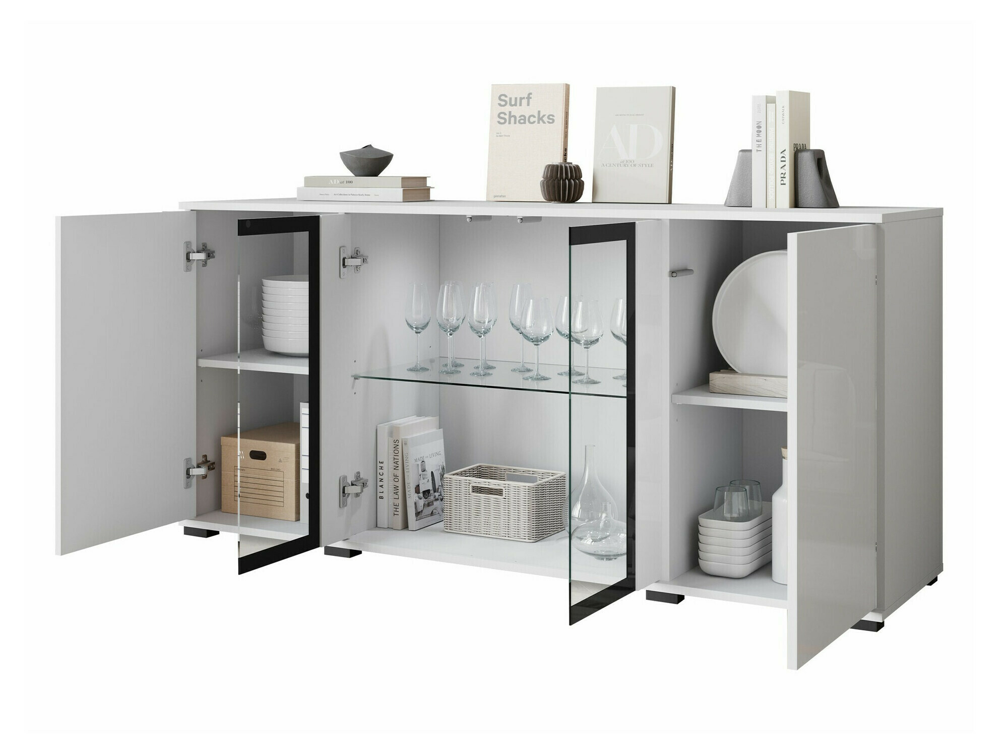 Dressoir Torcame 102 (Zwart)