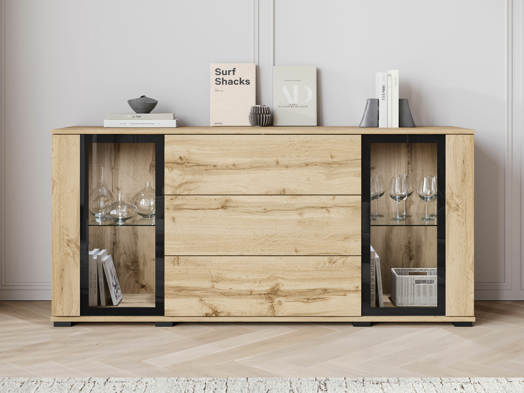 Ladekast Torcame 101 (Wotan eik)