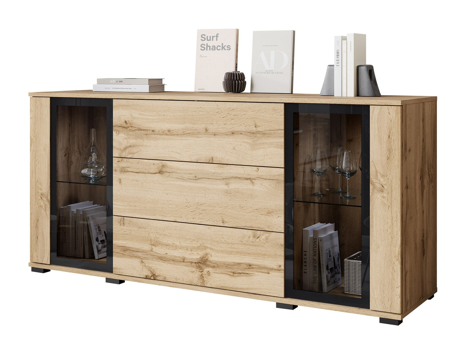 Ladekast Torcame 101 (Wotan eik)