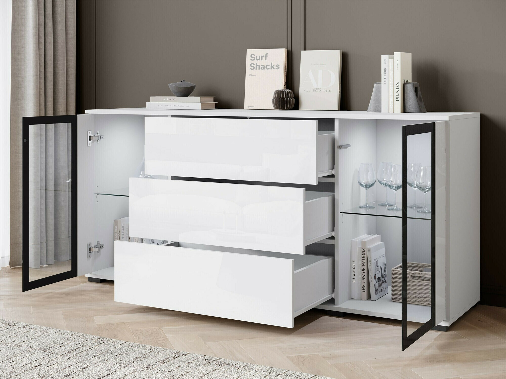 Ladekast Torcame 101 (Wotan eik)