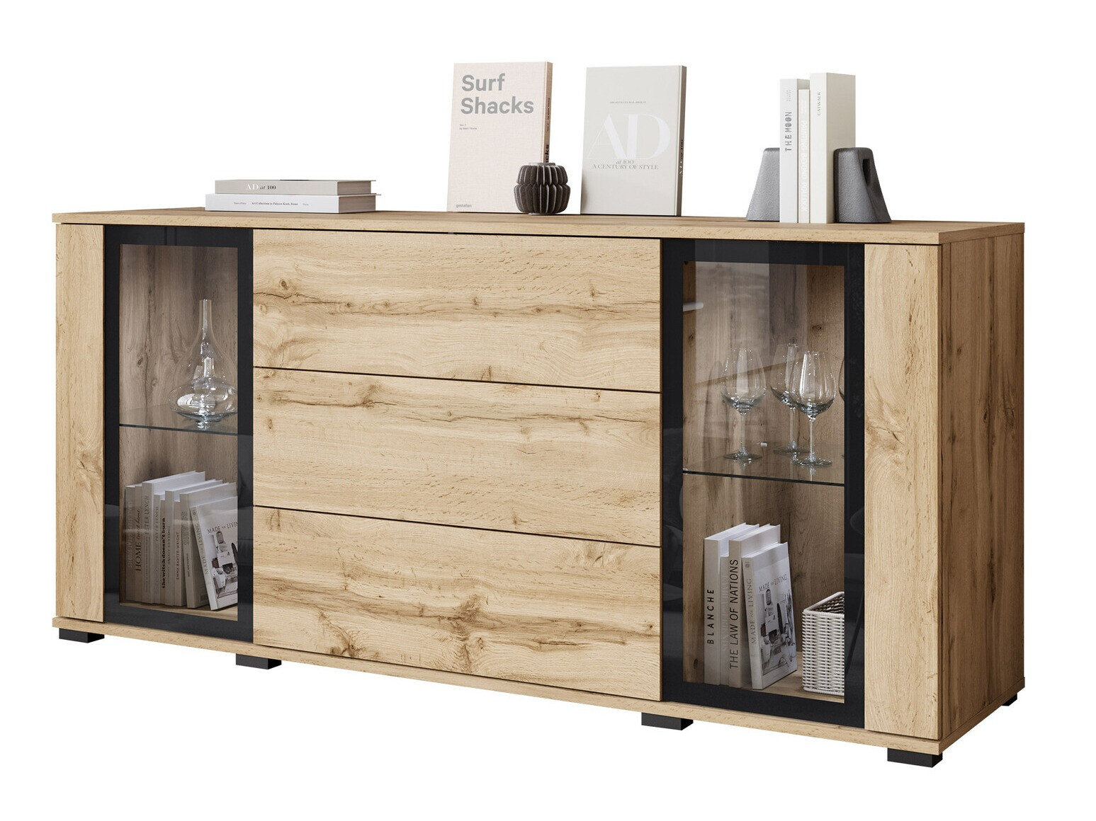 Ladekast Torcame 101 (Wotan eik)