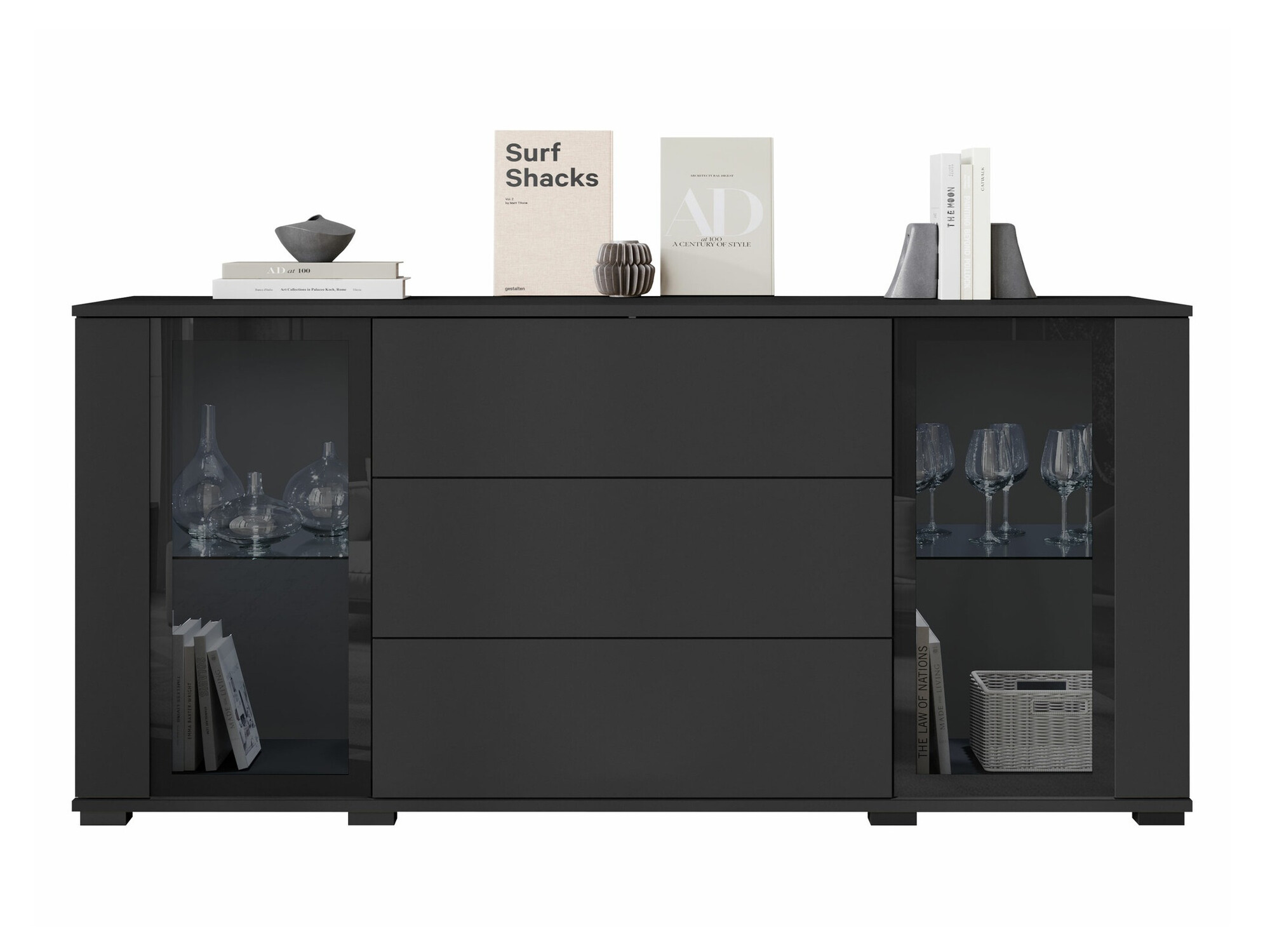 Ladekast Torcame 101 (Zwart)