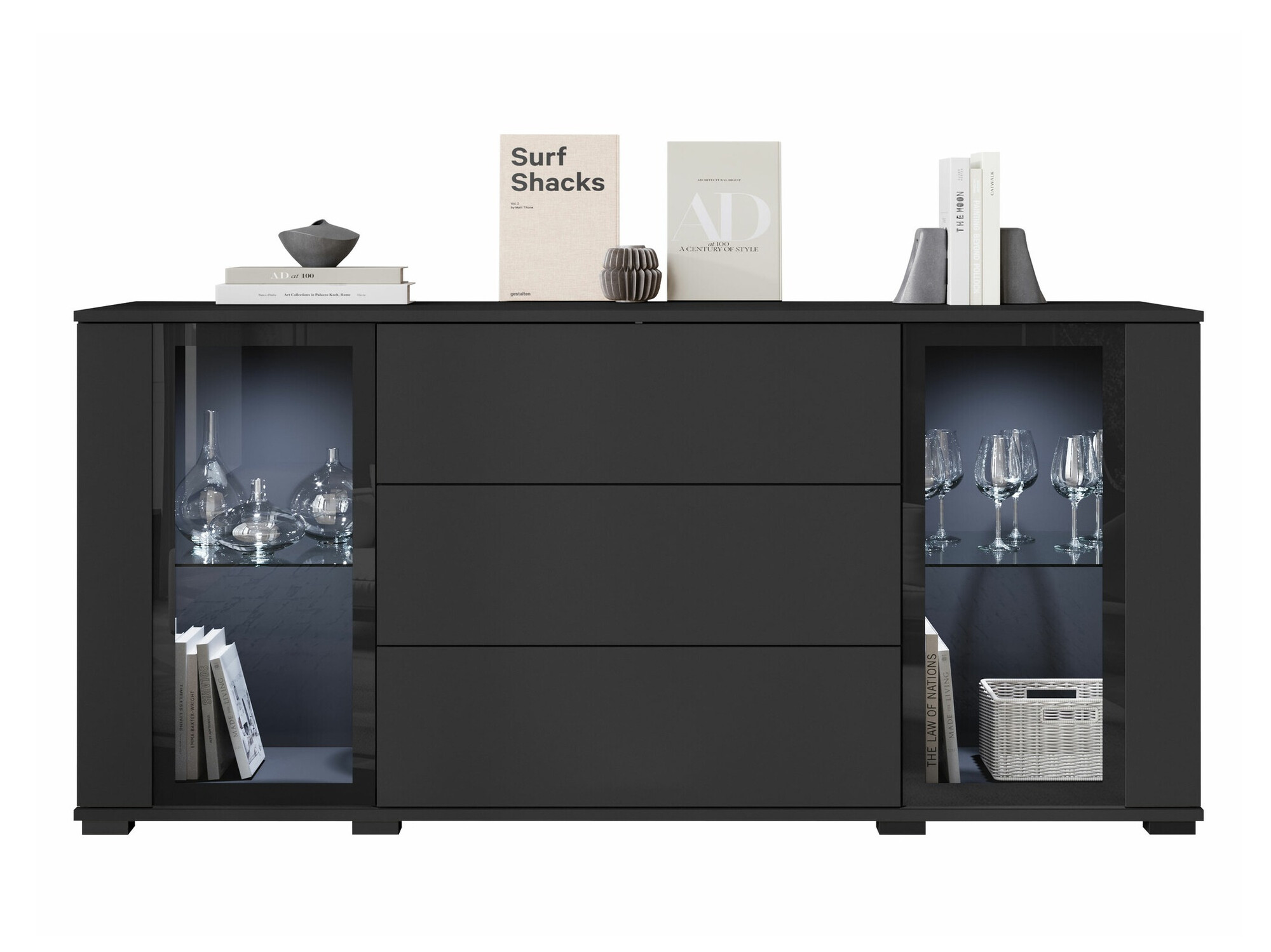 Ladekast Torcame 101 (Zwart)