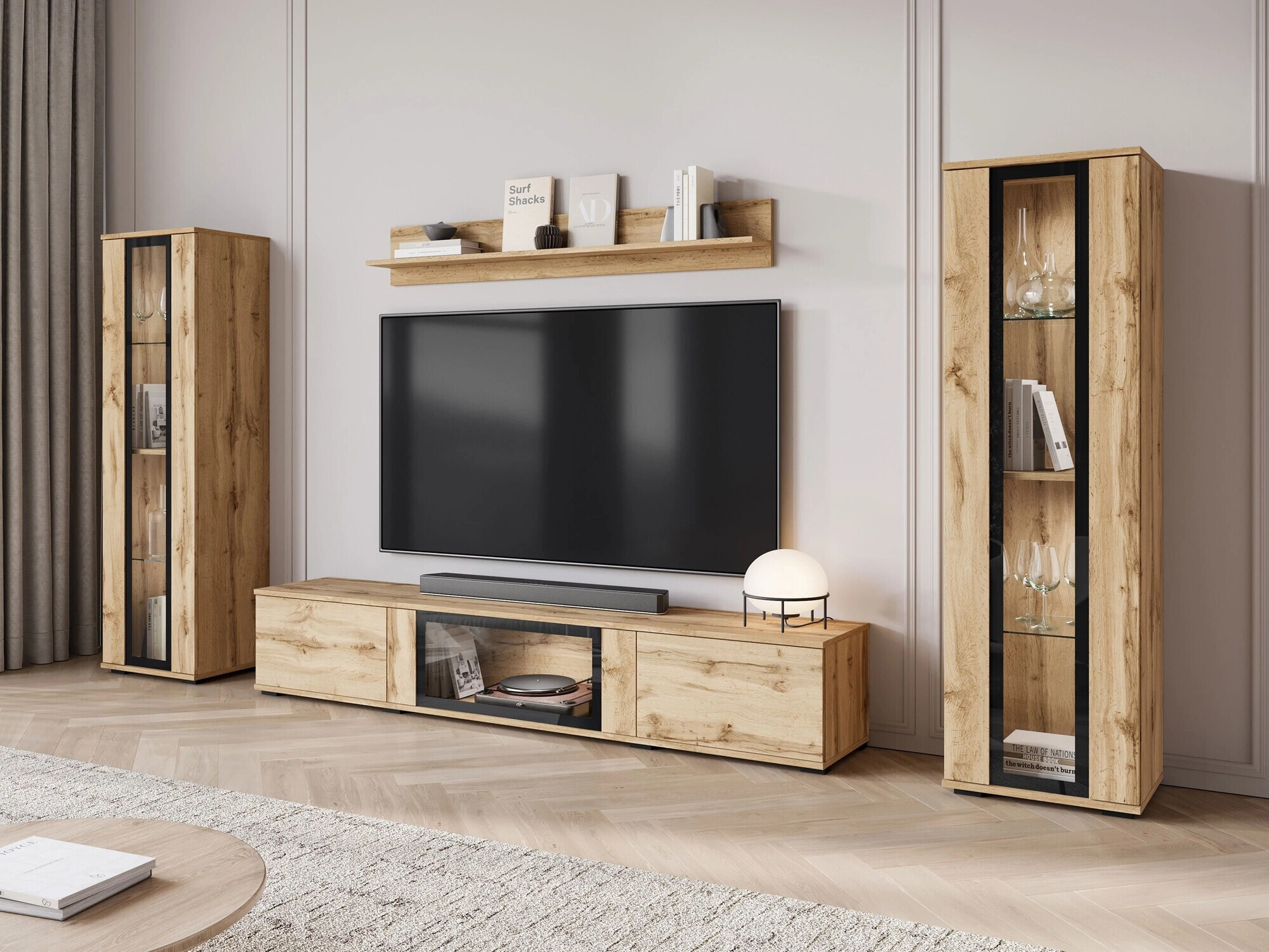 Woonkamerset Torcame 103 (Wotan eik)