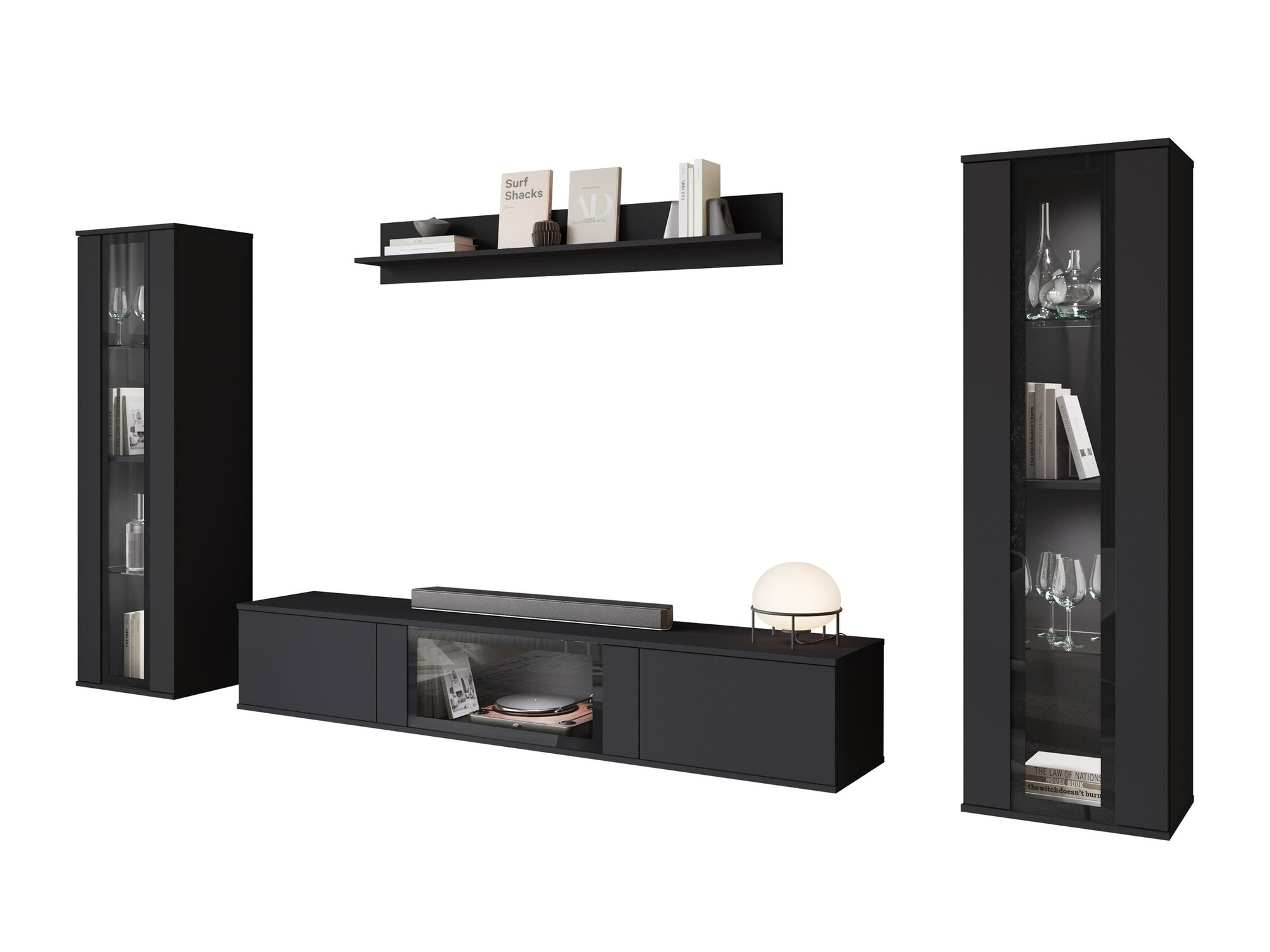 Woonkamerset Torcame 103 (Zwart)