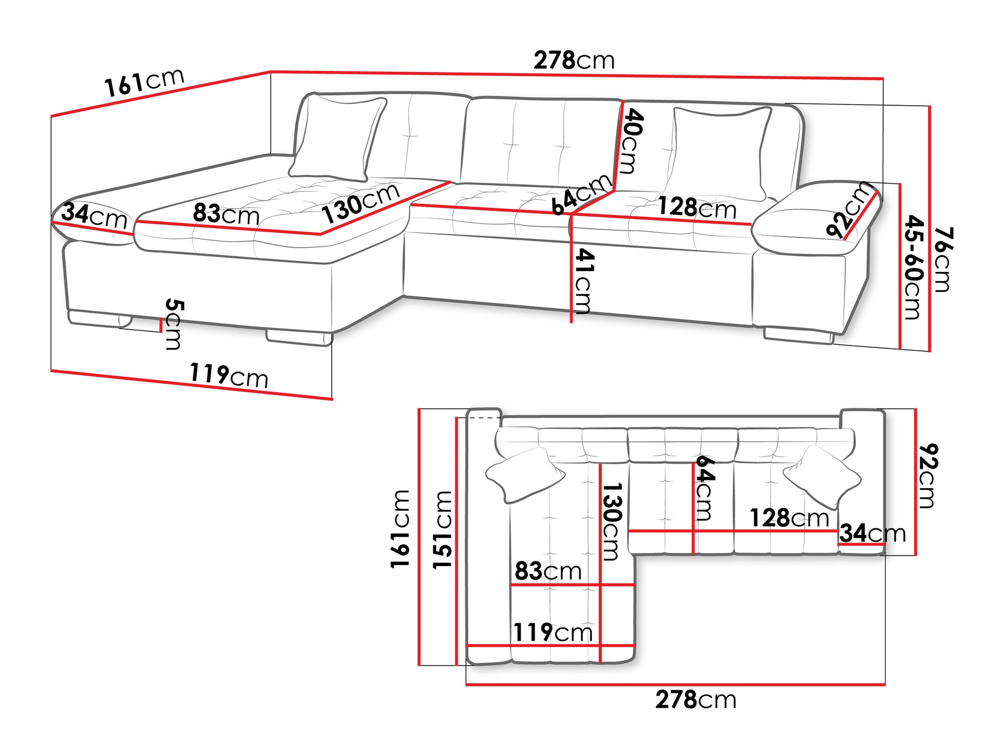 Hoekbank Comfivo 219 (Soft 011 + Lux 05 + Lux 06)