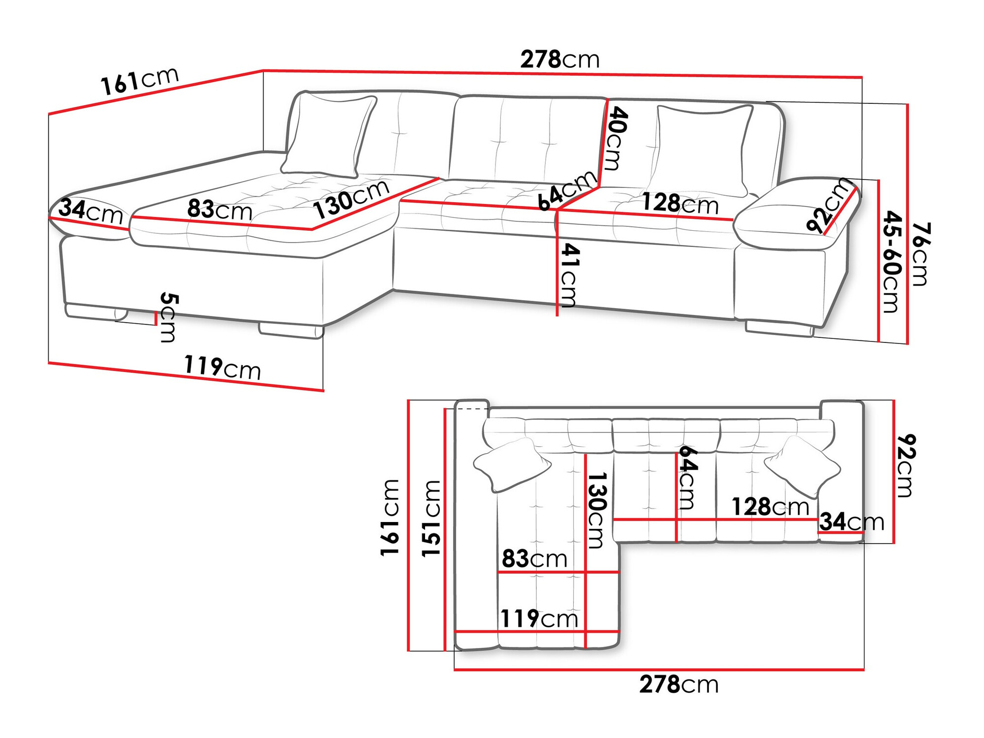 Hoekbank Comfivo 219 (Horton 204.01)