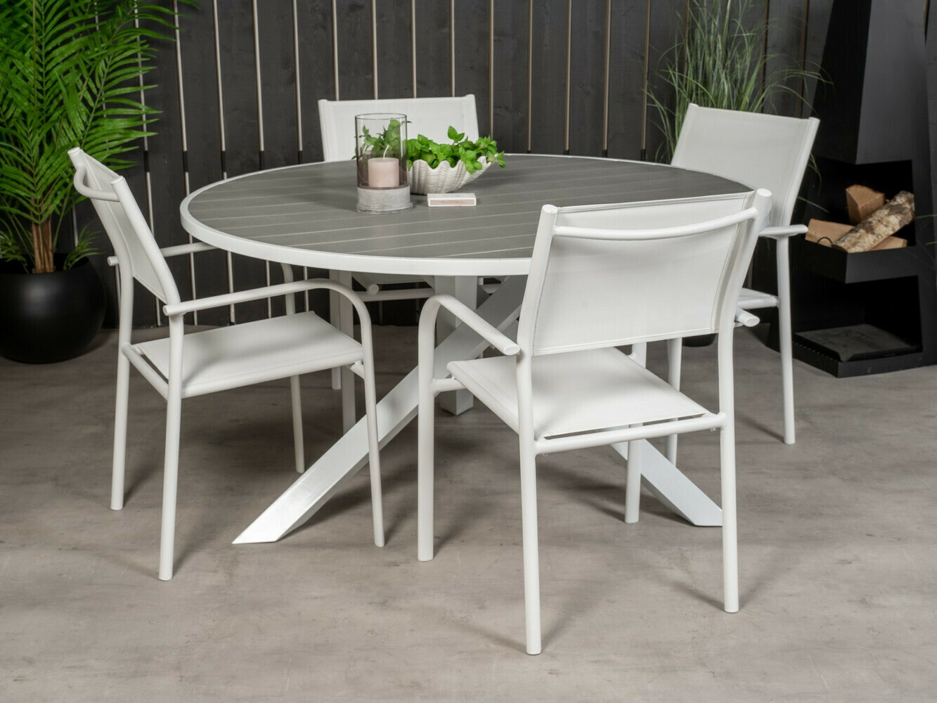Tafel en stoelen set Dallas 2354