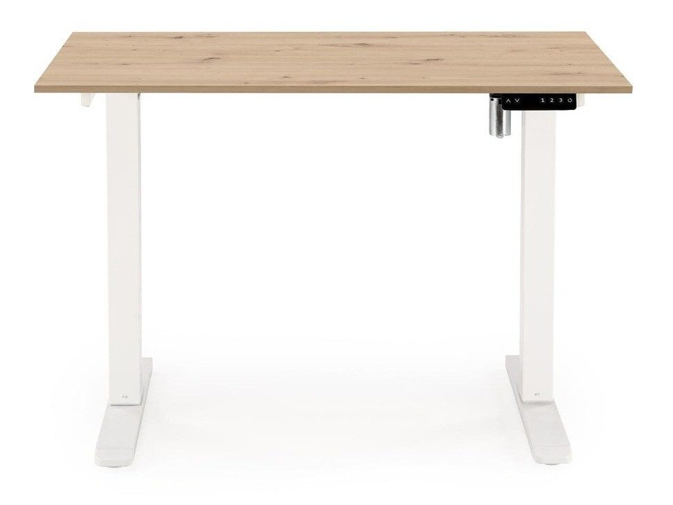 In hoogte verstelbaar bureau Houston 1704 (Artisan eiken + Wit)