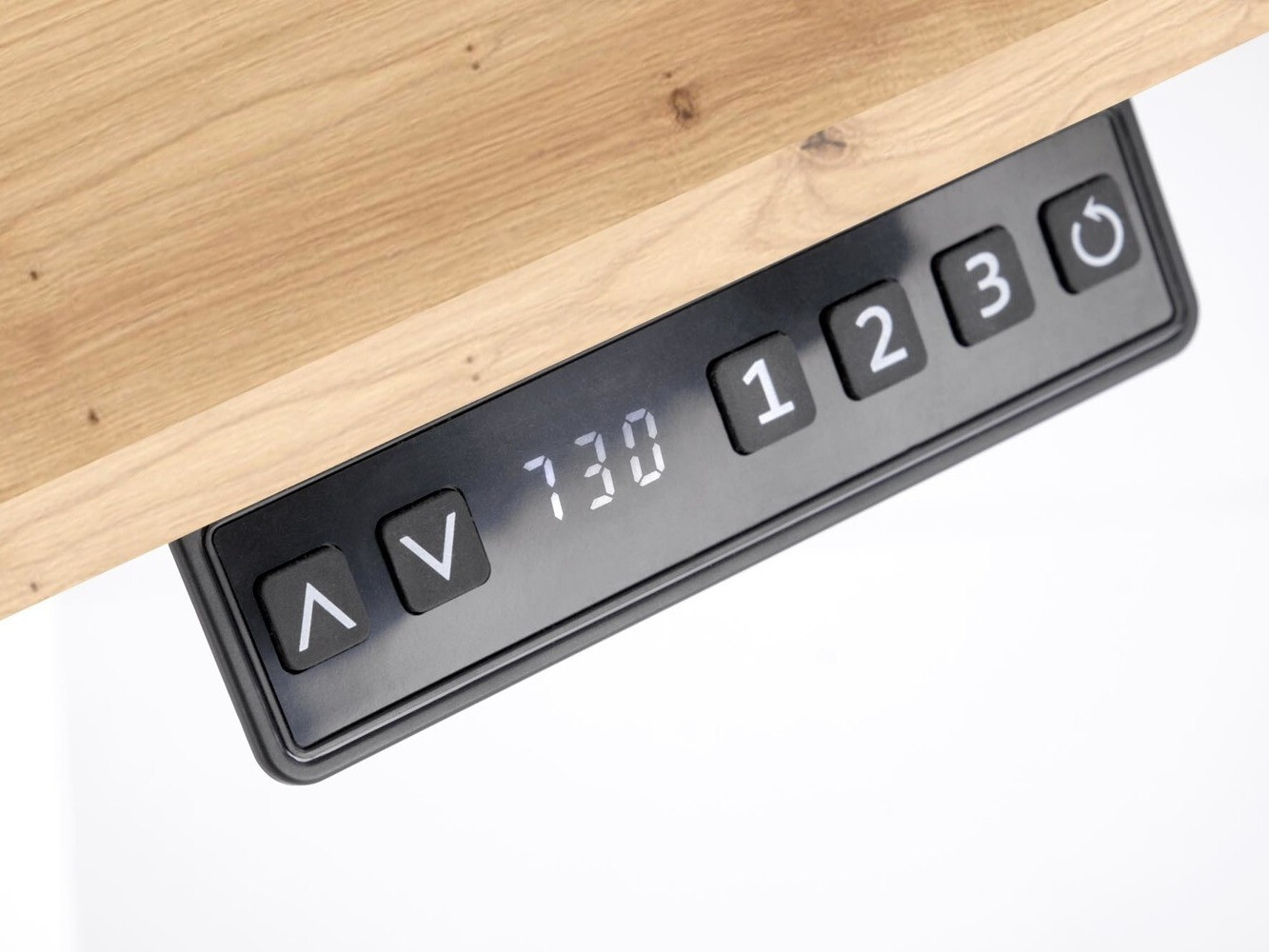 In hoogte verstelbaar bureau Houston 1704 (Artisan eiken + Wit)