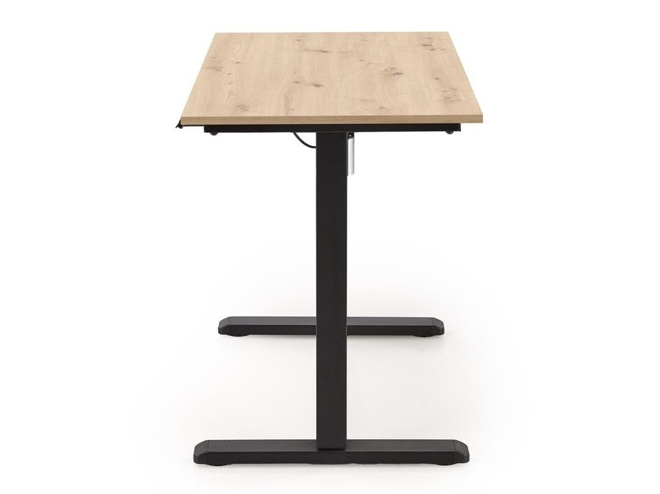 In hoogte verstelbaar bureau Houston 1704 (Artisan eiken + Zwart)