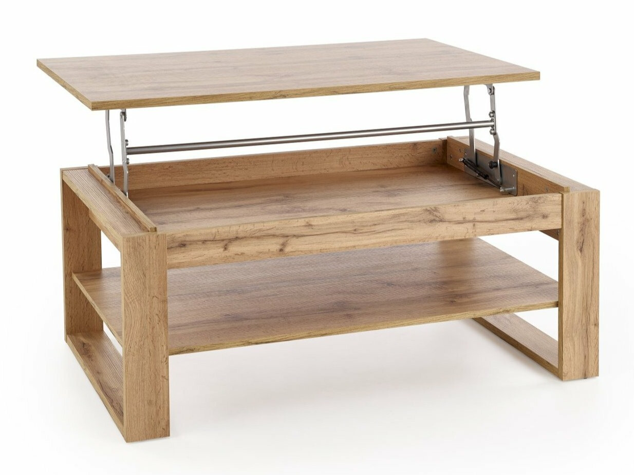 Transformeerbare salontafel Houston 1959 (Artisan eiken + Zwart)