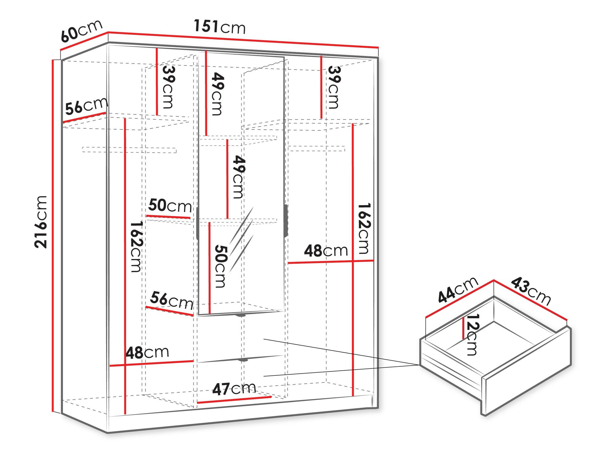 Kledingkast Comfivo Papilio I