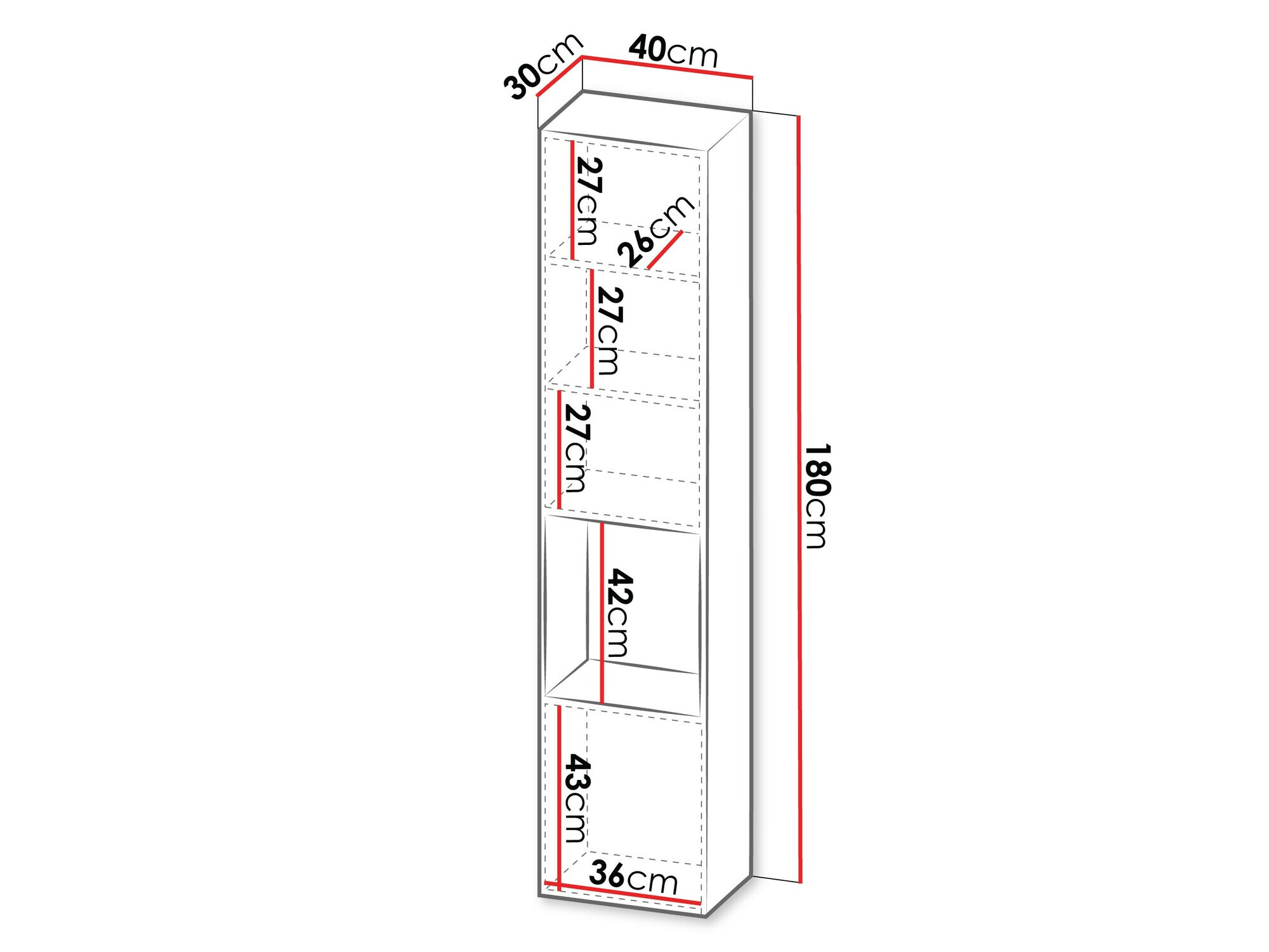 Wandplank Calveru 102 (Zwart + Wotan eik)