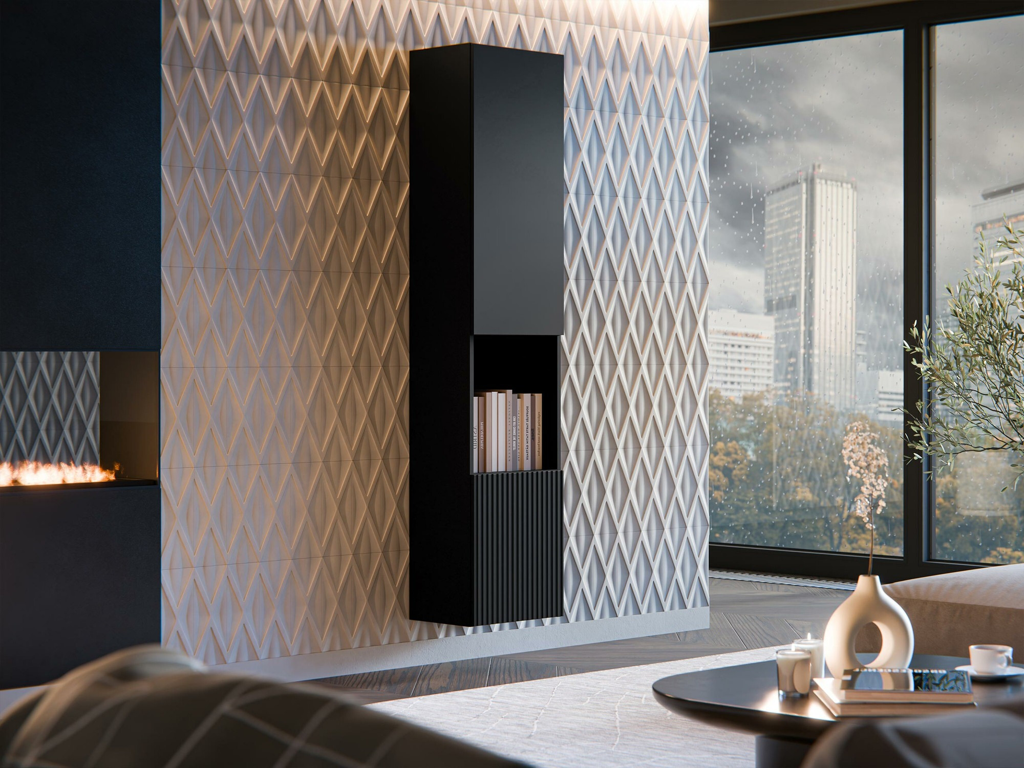 Wandplank Species I (Zwart)