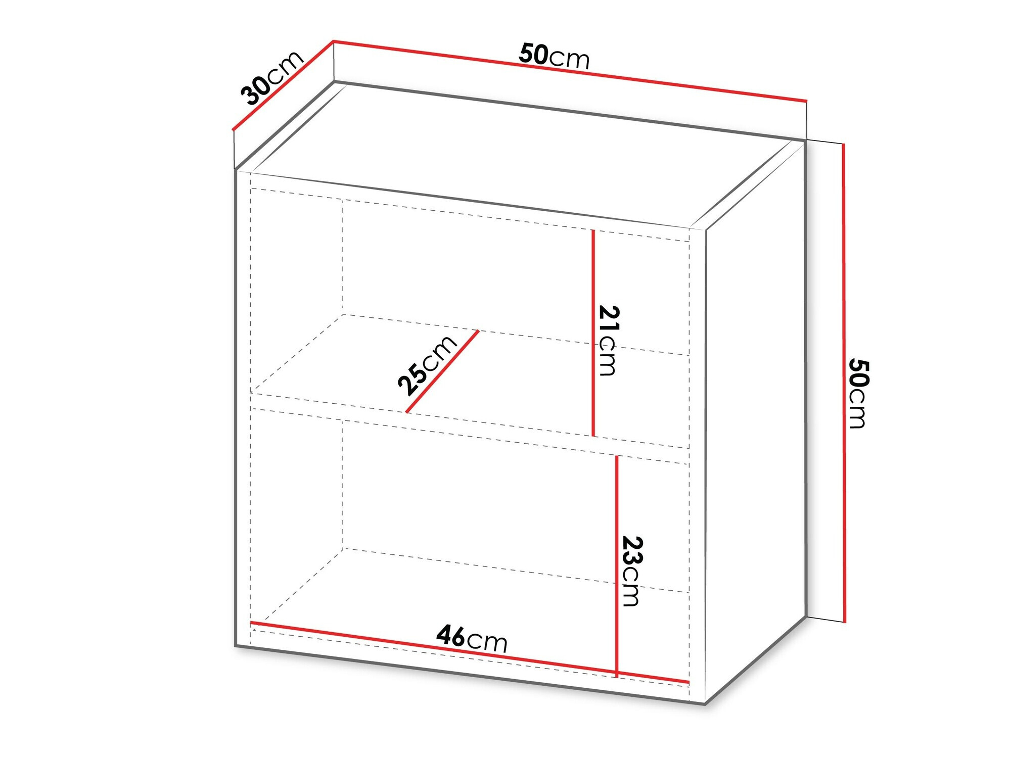 Wandkast Calveru 103 (Zwart)